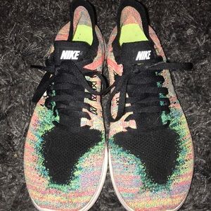 Rainbow Nike Free RN Flyknit